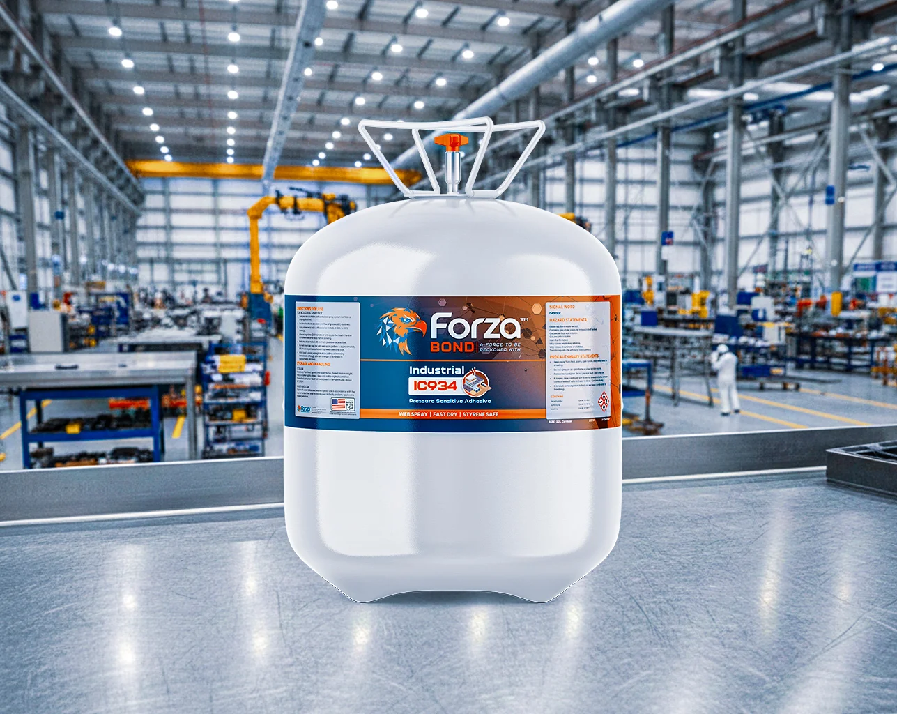Product Spotlight: ForzaBOND IC933 Canisters and 13oz Aerosol adhesive